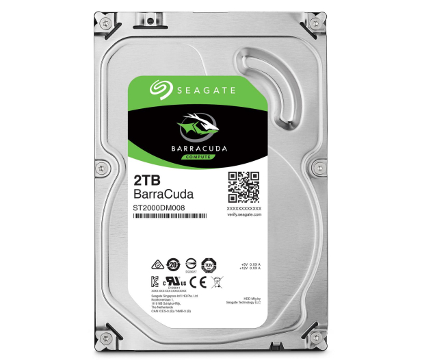 SEAGATE BarraCuda 2TB 3,5'' ST2000DM008 - 461759 - zdjęcie 4